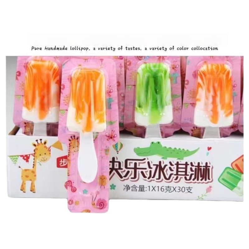 ABC Lollipop Supplier - Alphabet Letters Mixed Color Hard