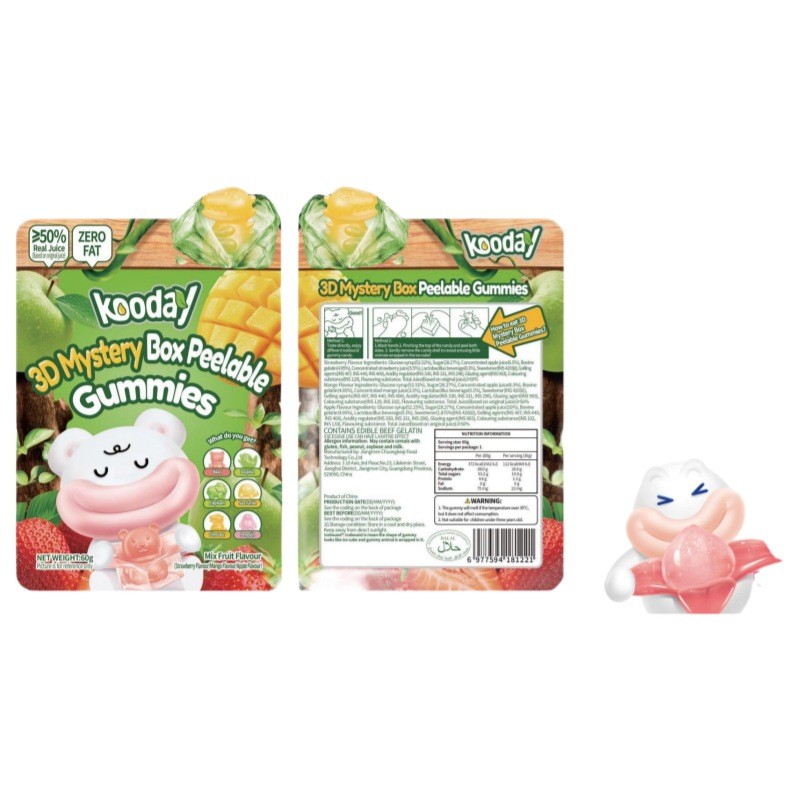 Sour Gummy Candy Factory - 4D Cartoon Juice Jelly Soft Halal