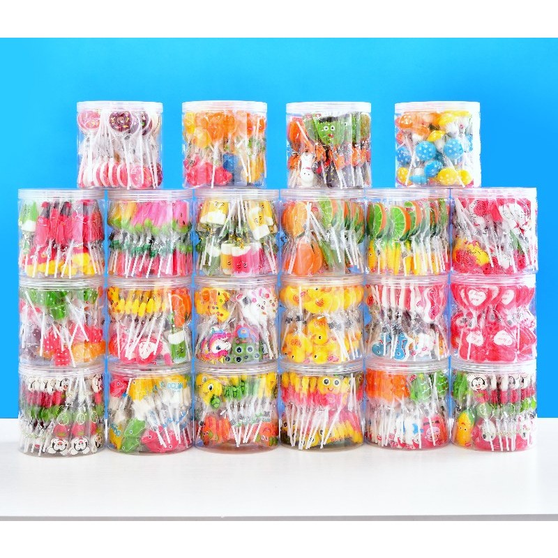 Skittles Lollipop Supplier - Exotic Multi Color Mixed Fruit