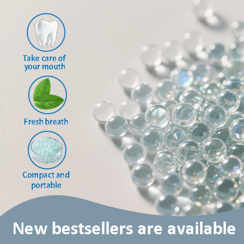 Fresh Breath Oral Burst Beads Sugar Candy Female Male Refreshing Chewing Gum Mint Kiss Adult