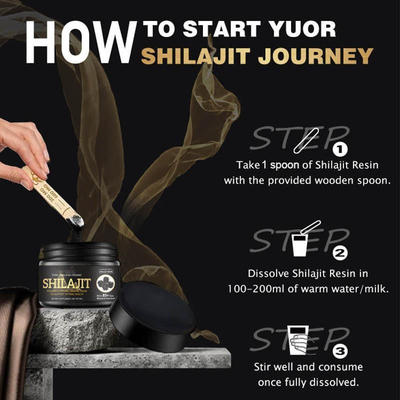 Hot Selling Food Grade Shilajit Resin Pure Himalayan Energy Drink in Drum Packaging for Private Label Shilajit Products