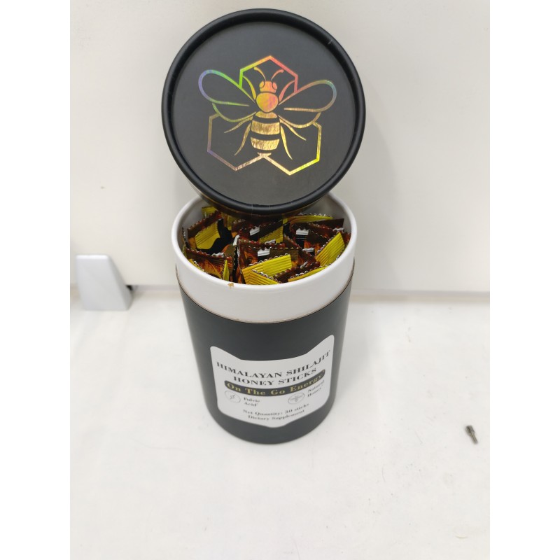 OEM Supplements Pure Himalayan Shilajit Honey Sticks with Manuka Honey 85+ Trace Minerals Shilajit Gummies for Men Women