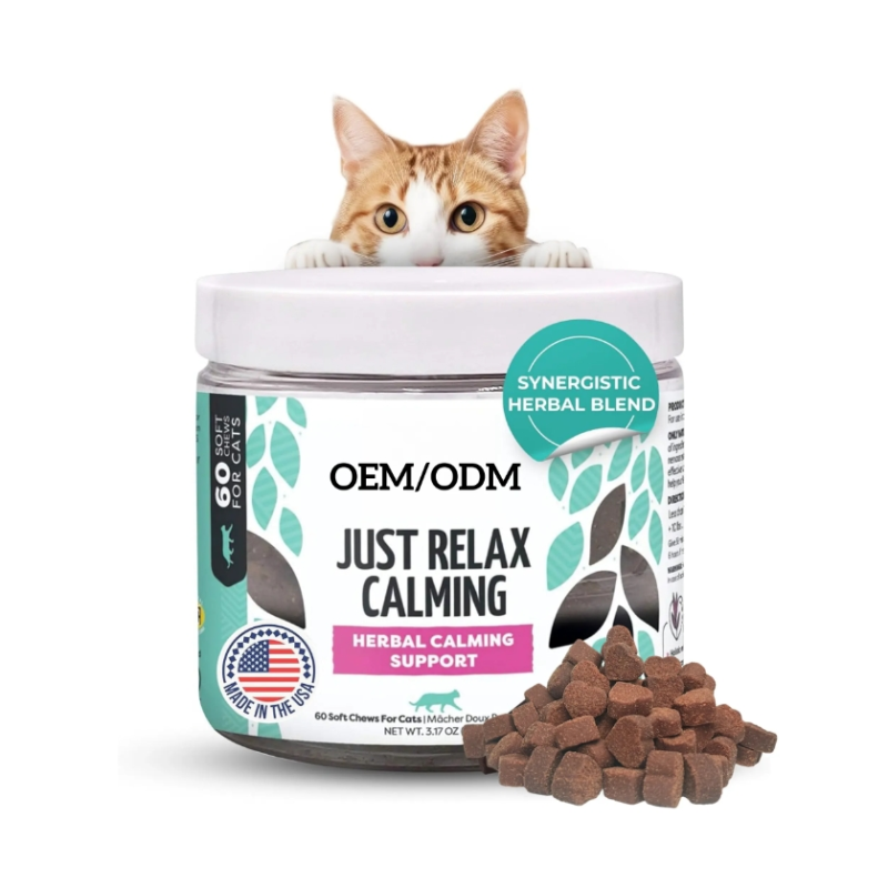 Dog Cat Supplements Calming Relax Chews for Dogs Composure Relaxation Soothing Stress Melatonin Anxiety Relief