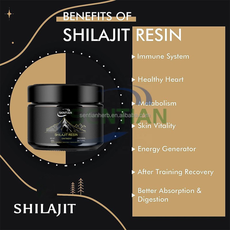 50g Himalayan Shilajit Resin Customized Fulvic Acid Content Shilajit Supplement Shilajir Reain