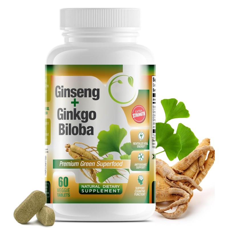 OEM ODM Private Label Factory Price Natural Plant Extracts Ginseng Ginkgo Biloba Tablets Gingko Biloba Powder Capsules