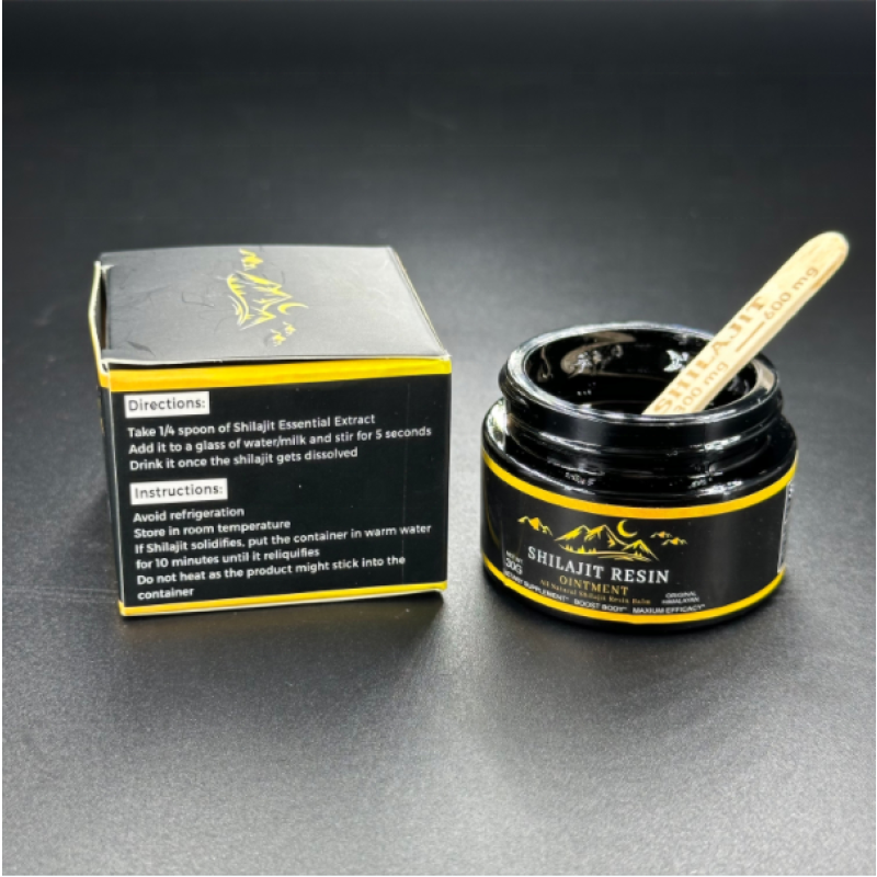 Shilajit Resin Pure Himalayan Bulk Shilajit Resin 60% Fulvic Acid Food Grade Organic OEM Himalayan Shilajit Resin