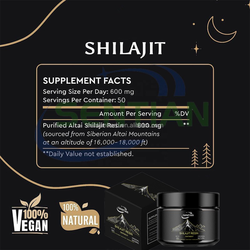 Pure Organic Himalayan Shilajit Resin Shilajit Supplement 50g Shilajir Reain