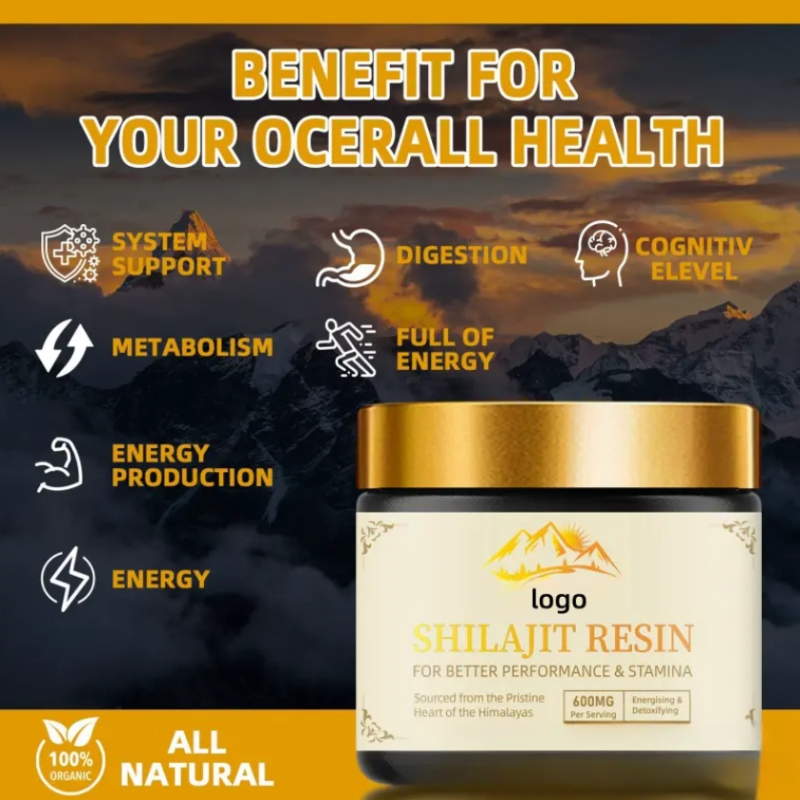 OEM Private Label Shilajit Resin 30g 50g Shilajit Supplement Pure Organic Pure 100% Himalayan Shilajit Resin