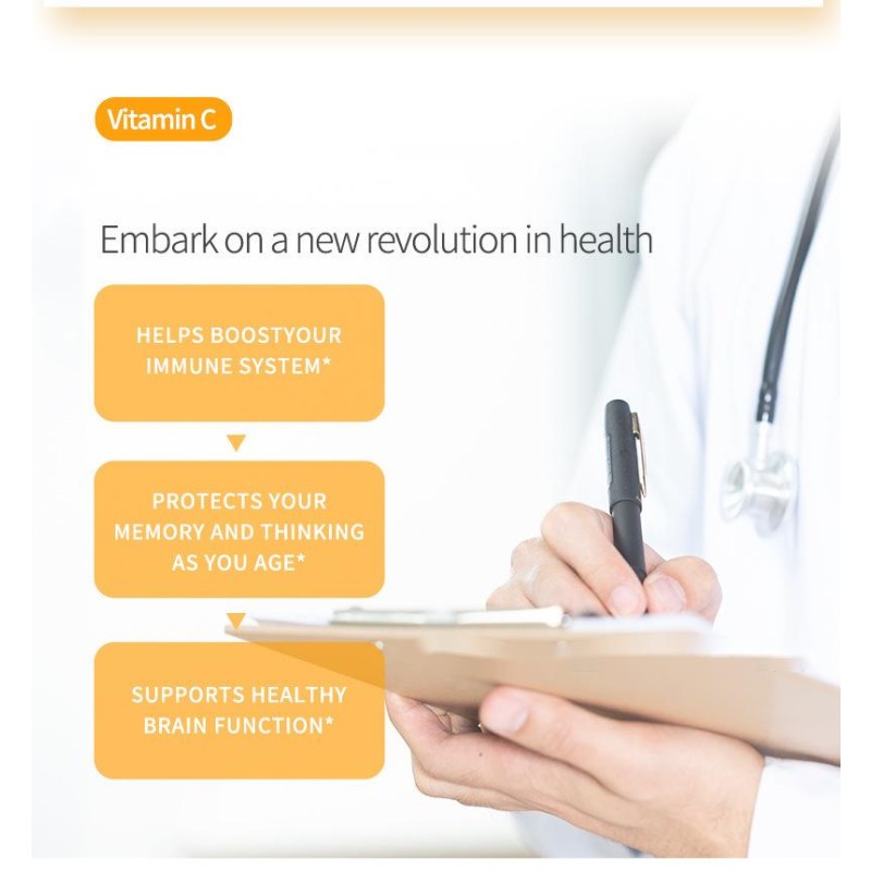 Hot Selling Product Vitamin c  Supplement L-glutathione Pills Tablet 1000mg Vitamin c Tablets