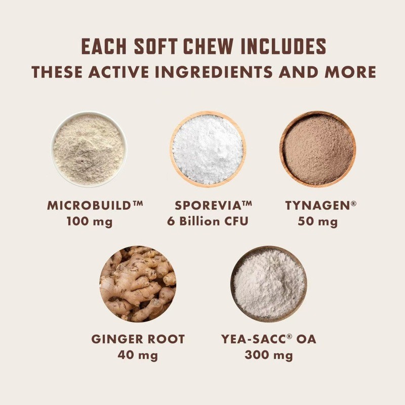 OEM/ODM Wholesale Private Dog Probiotic Soft Chews Supplement Cat & Dog Enzyme Duck Flavored Chews Tablets