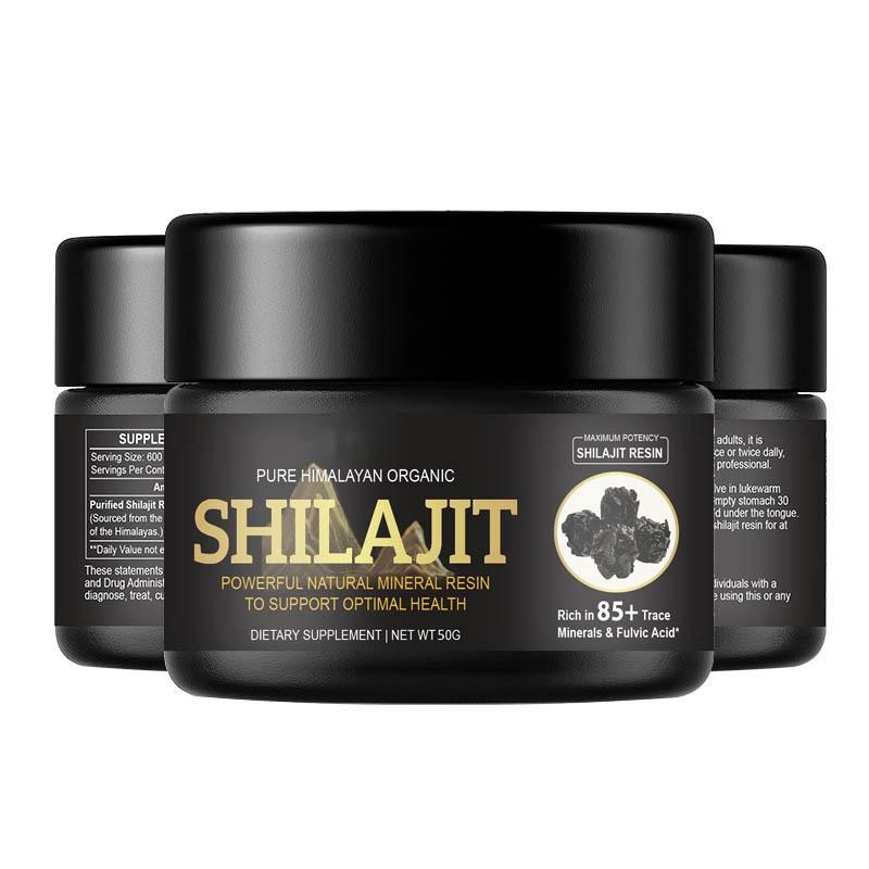 Hot Selling Food Grade Shilajit Resin Pure Himalayan Energy Drink in Drum Packaging for Private Label Shilajit Products