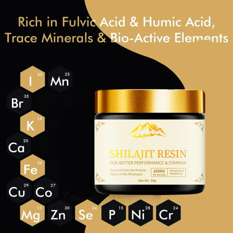 OEM Private Label Shilajit Resin 30g 50g Shilajit Supplement Pure Organic Pure 100% Himalayan Shilajit Resin