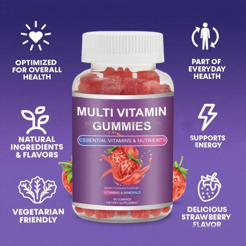 Health Supplement Multi Vitamin Gummies for Women Men Immune Support Vitamins C Multivitamin 90 Gummy