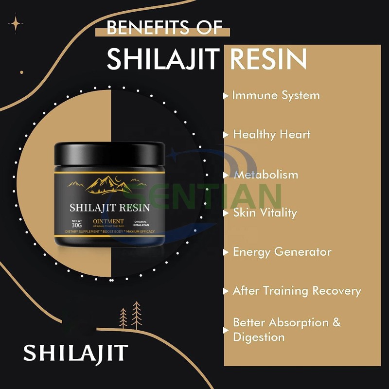 Himalayan Shilajit Extract Resin Pure Natural 60% Fulvic Acid Bulk Private Label Shilajit Resin