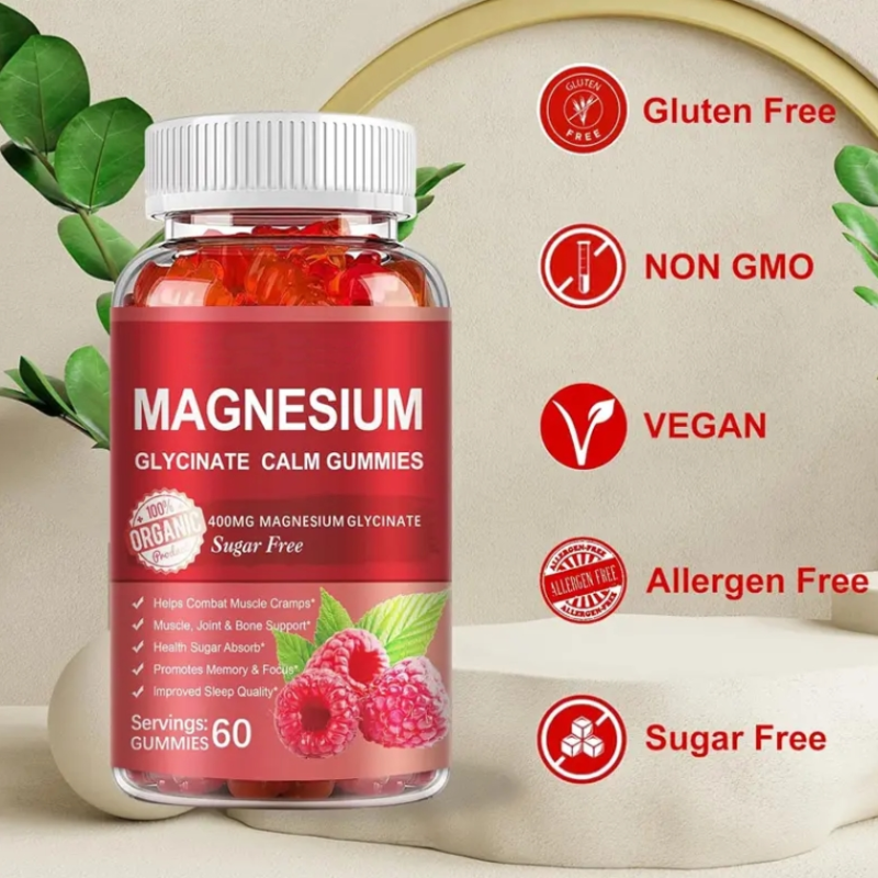 OEM/ODM Magnesium Gummies Organic Calcium Magnesium Zinc Gummies