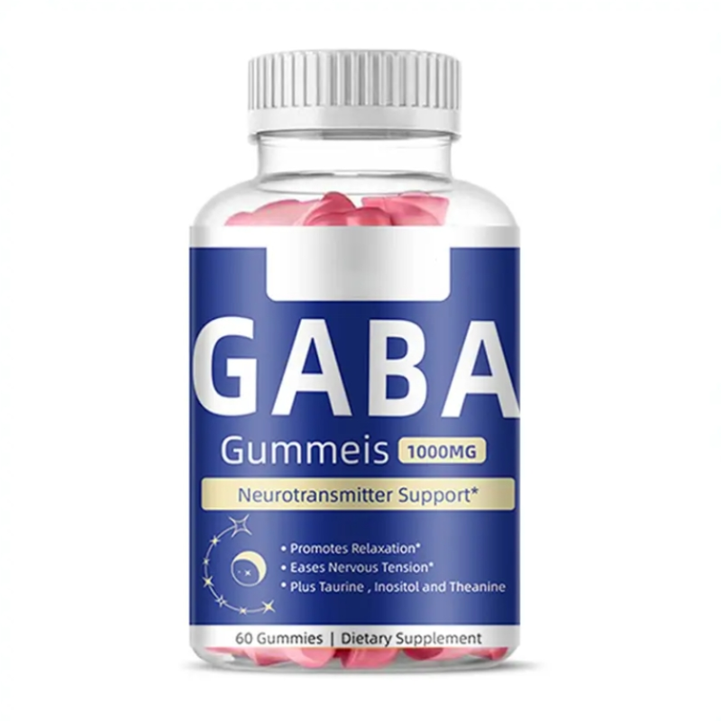 Wholesale OEM Gamma Aminobutyric Acid (GABA) Sleep Supplements Gummy Melatonin 5-HTP GABA Vitamins for Adults