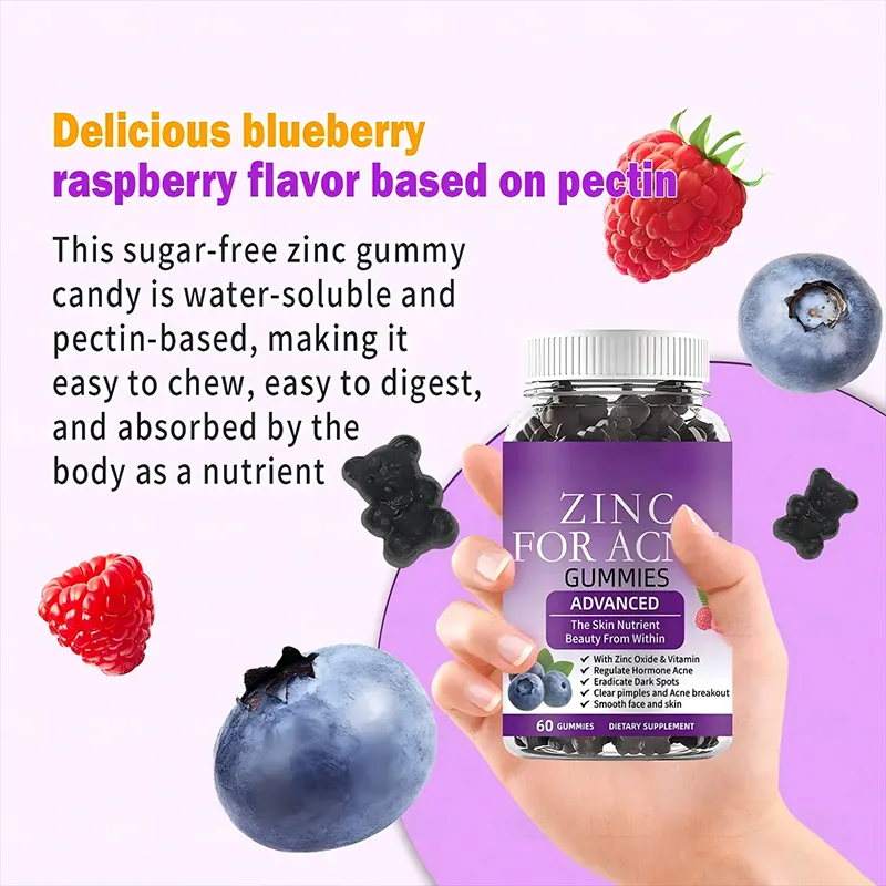 Wholesale Price Zinc Gummies Zinc 50mg Food Supplement Tablets Zinc Tablets