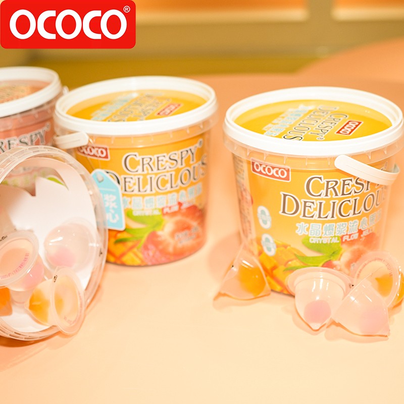Yogurt Crystal Jelly Supplier - OCOCO Explosive Pulp Flow Heart