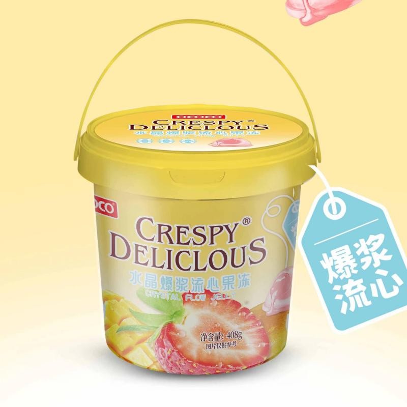 Yogurt Crystal Jelly Supplier - OCOCO Explosive Pulp Flow Heart