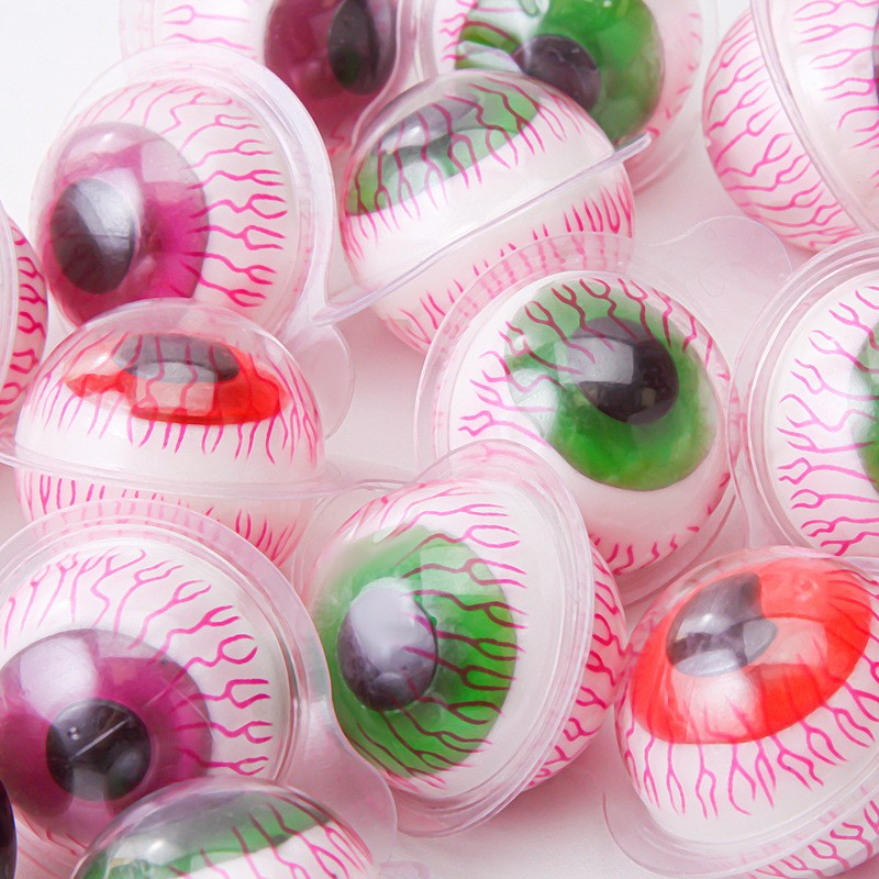 Eyeball Gummy Candy Supplier - 3D Sour Halal Jelly Chew Custom