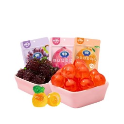 Sour Juice Gummy Supplier - 4D Burst Small Sandwich Halal