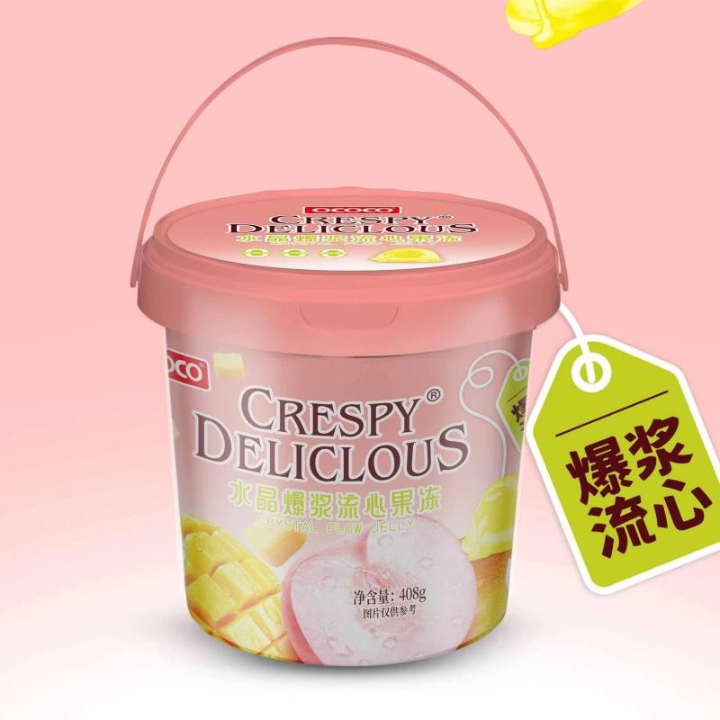 Yogurt Crystal Jelly Supplier - OCOCO Explosive Pulp Flow Heart