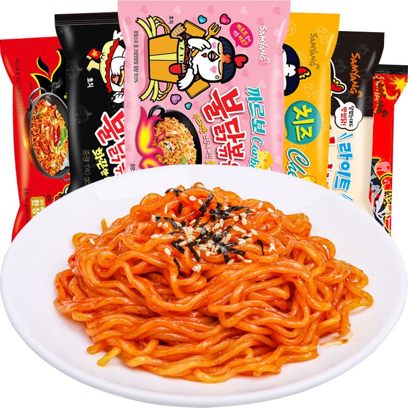 Korean Noodles Manufacturer - Buldak Instant Ramen Wheat Flour Bag