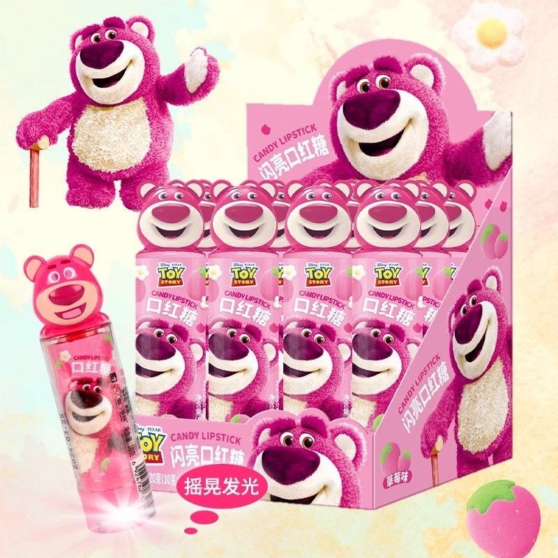 Lipstick Candy Supplier - Hamasaki Strawberry Bear Mint Lollipop