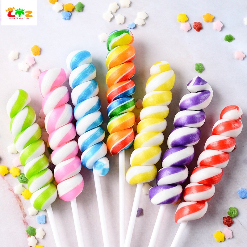 Spiral Lollipops Supplier - Colorful Assorted Fruit Decorative