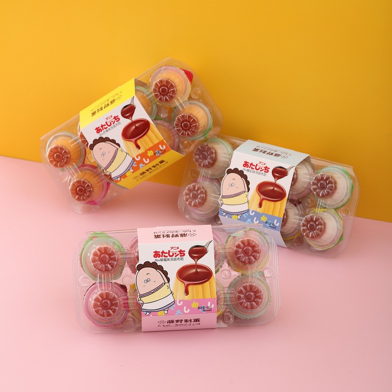 Double Layer Jelly Supplier - Fujino Made Mango Strawberry Yogurt