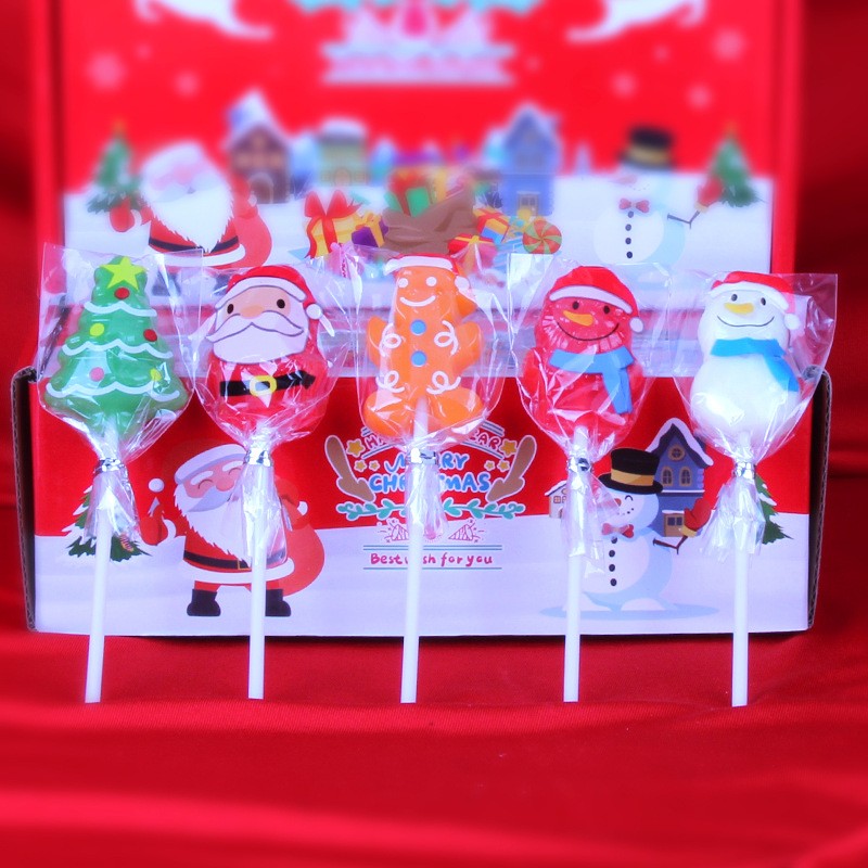 Christmas Lollipop Supplier - Hard Fruity Stick Holiday Gift