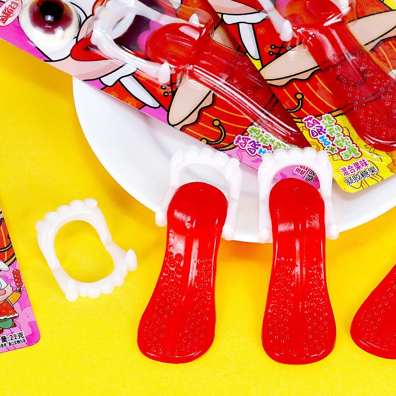 Gummy Soft Candy Factory - Golden Rice Moe Eye Tongue Shape Halal