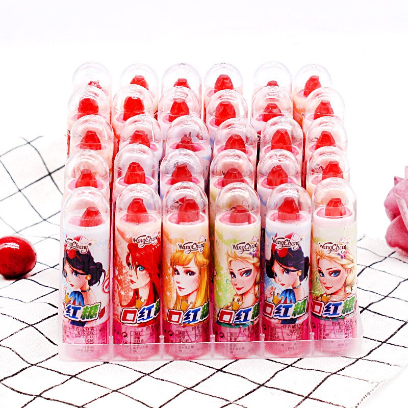 Lipstick Lollipop Supplier - Creative Princess Shaped Candy Box