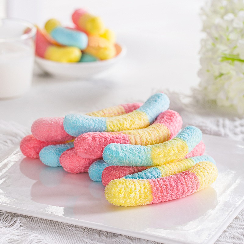 FD Soft Candy Factory - Vibrant Rainbow Strips Sweet Sour