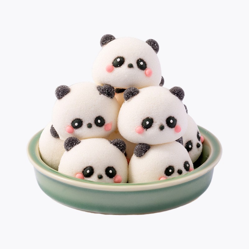 Cotton Candy Factory - Haolaiwu 3D Panda Head Fruity Sweet