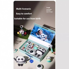 Baby Gift Box Manufacturer - Newborn Growth Soothing Panda Rattle