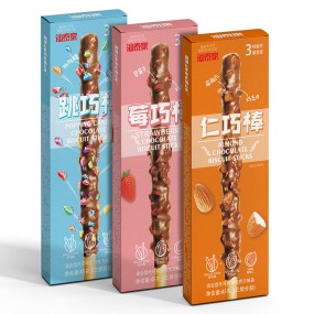 Chocolate Biscuit Sticks Supplier - Coated Jumping Qiao Viral Snack