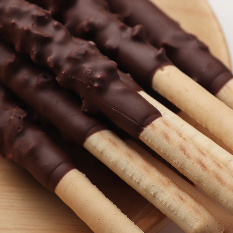 Chocolate Biscuit Sticks Supplier - Coated Jumping Qiao Viral Snack