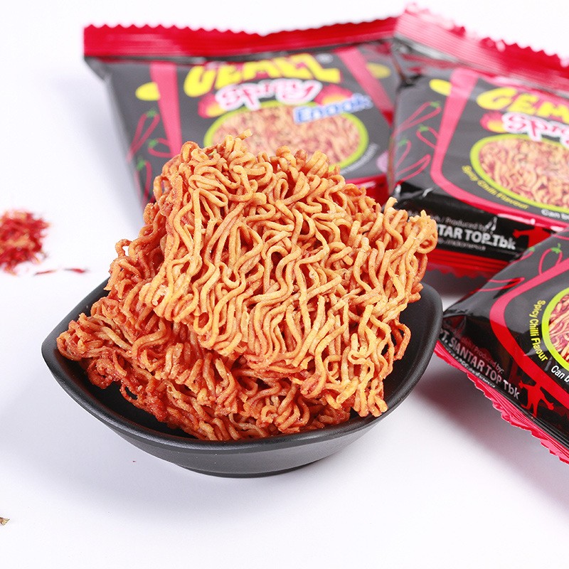 Instant Noodles Supplier - GEMEZ Spicy Chicken Puffed Food Snack
