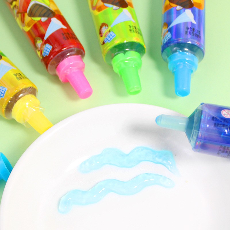 Syringe Candy Factory - Colorful Liquid Fruit Jam Pull Squeeze