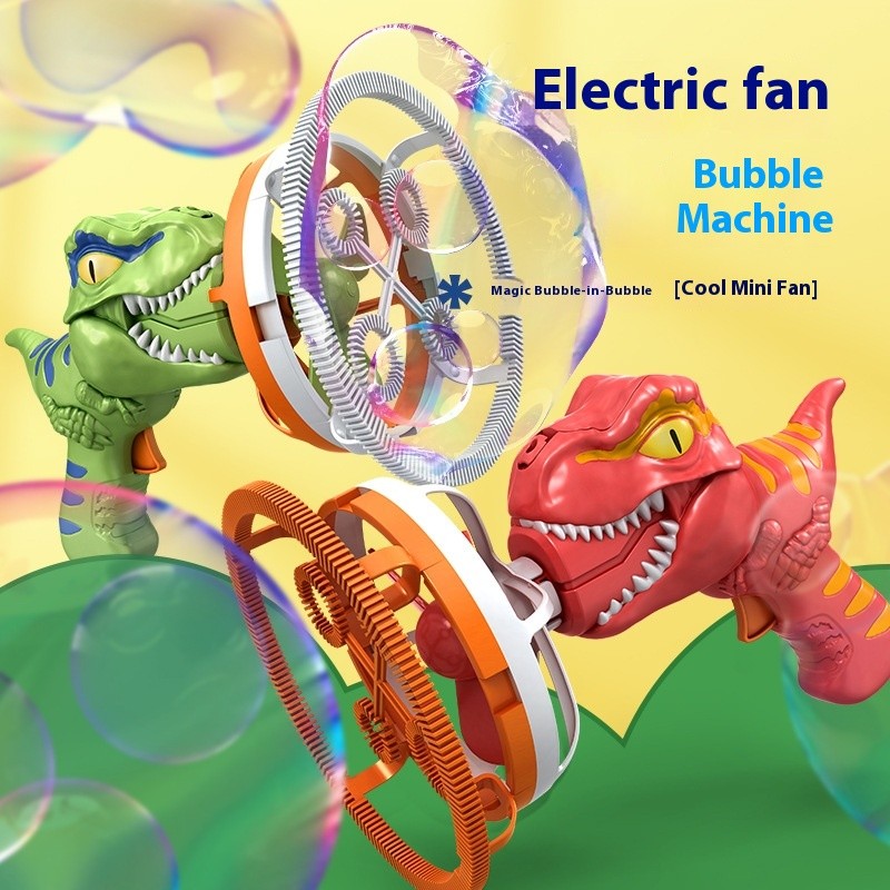 Dinosaur Bubble Machine Factory - Handheld Automatic Big Bubble Blower