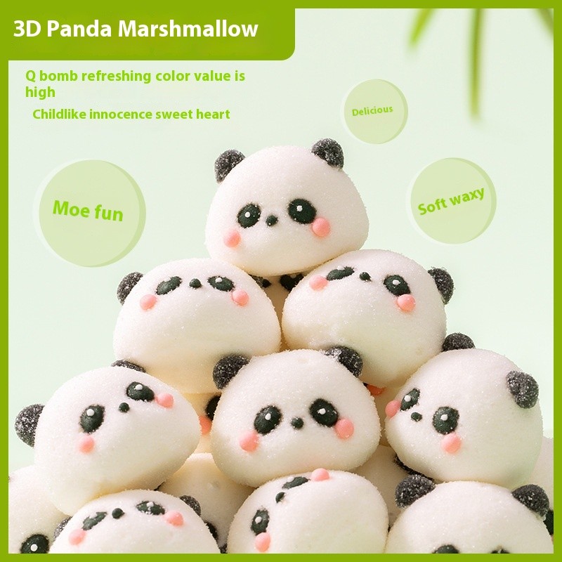 Cotton Candy Factory - Haolaiwu 3D Panda Head Fruity Sweet