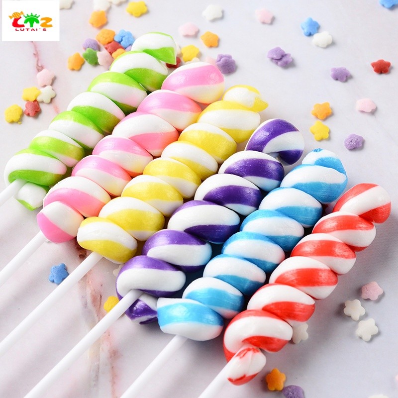 Spiral Lollipops Supplier - Colorful Assorted Fruit Decorative