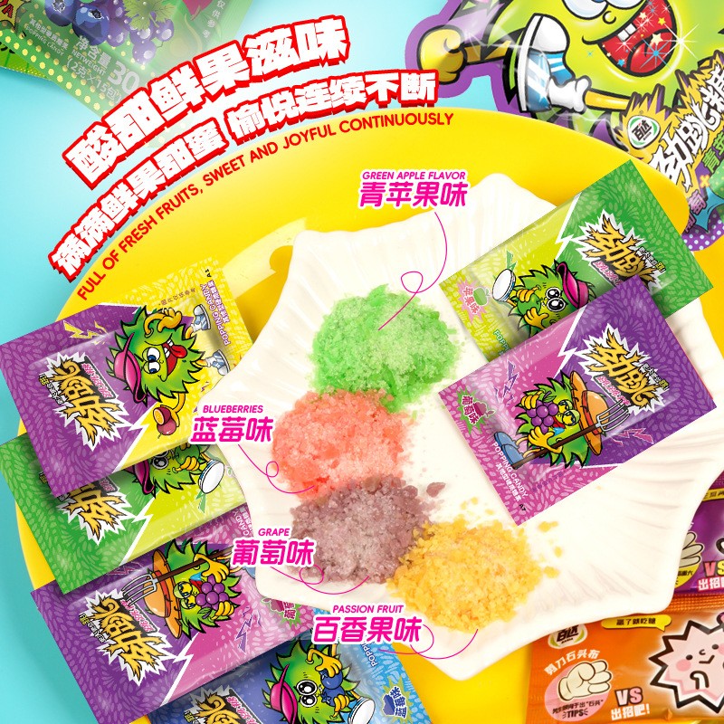 Popping Candy Factory - Baida Explosion Fruit Flavor Christmas