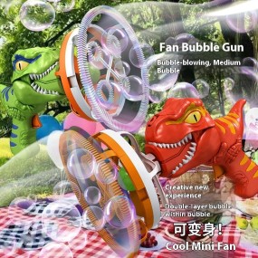 Dinosaur Bubble Machine Factory - Handheld Automatic Big Bubble Blower