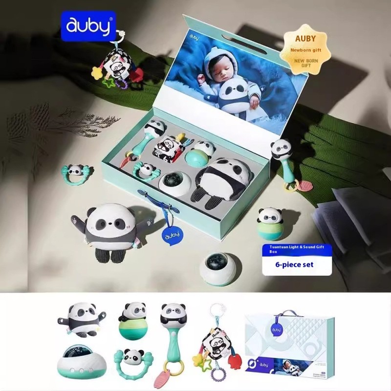 Baby Gift Box Manufacturer - Newborn Growth Soothing Panda Rattle
