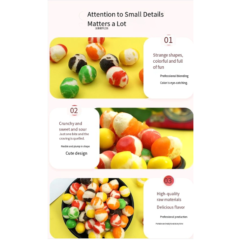 Freeze Dried Candy Supplier - Wholesale Bulk Rainbow Colorful