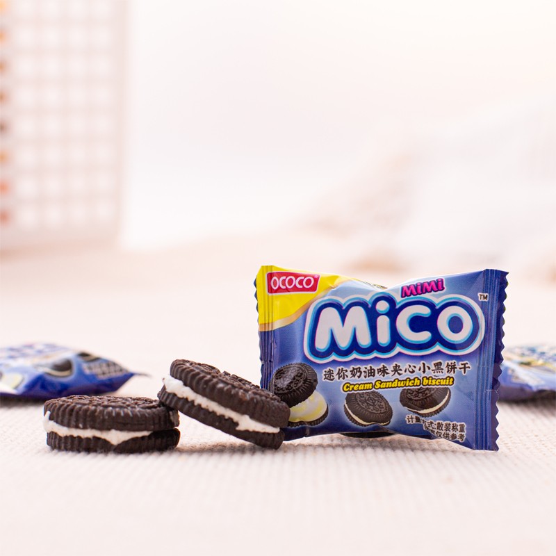 Sandwich Wafers Factory - Mini Black Cake Strawberry Cream Crispy