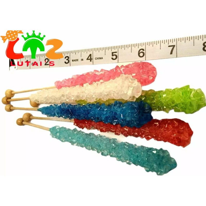 Rock Candy Sticks Factory - Giant Fruity Crystallized Wooden