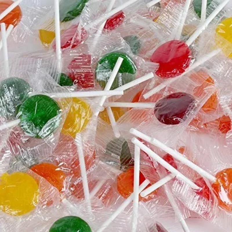Sugar Free Lollipops Factory - Natural Colors 8g Xylitol Halal